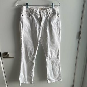 ANN MASHBURN White Denim Pants
